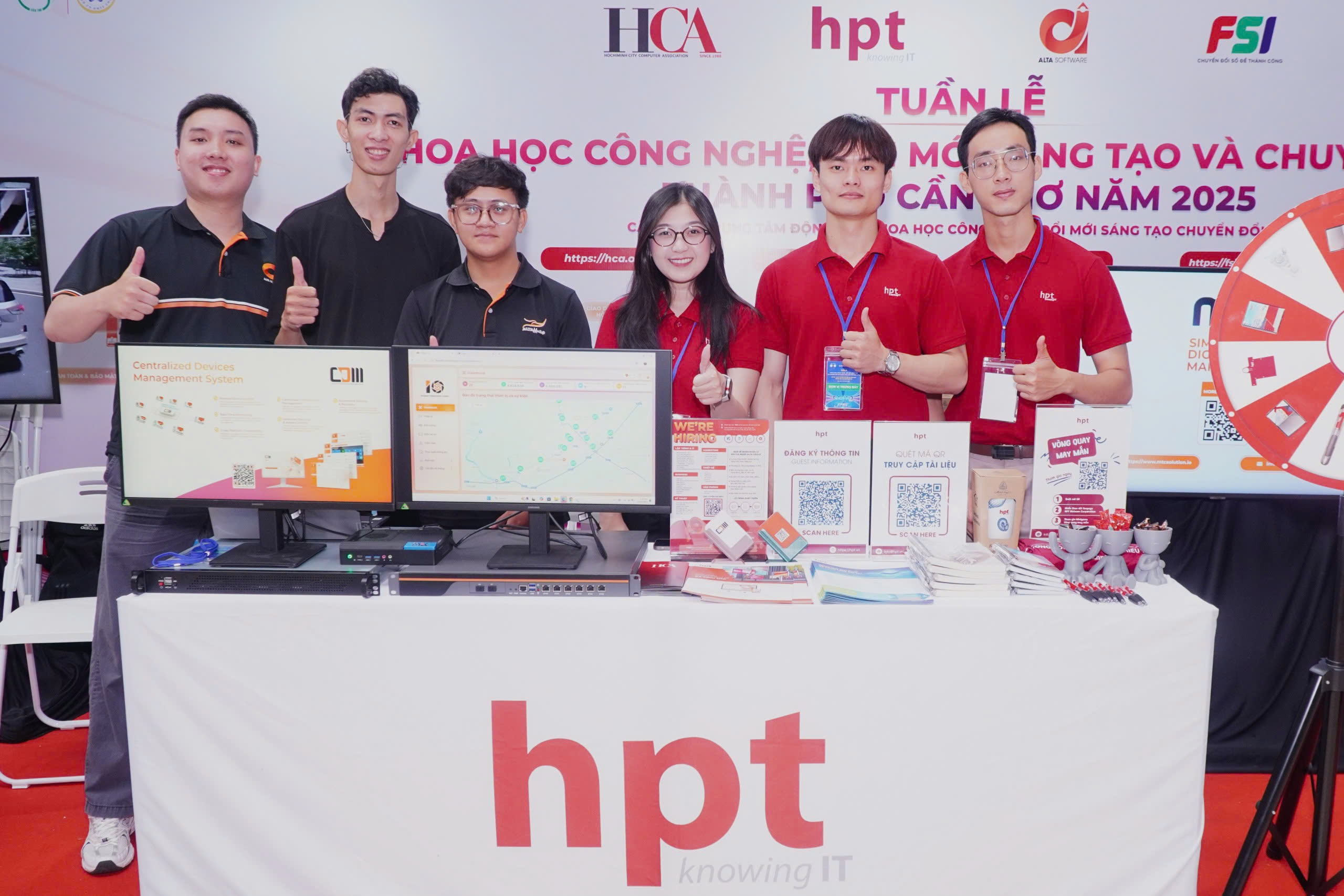 HPT representatives at the CASTID 2025 booth